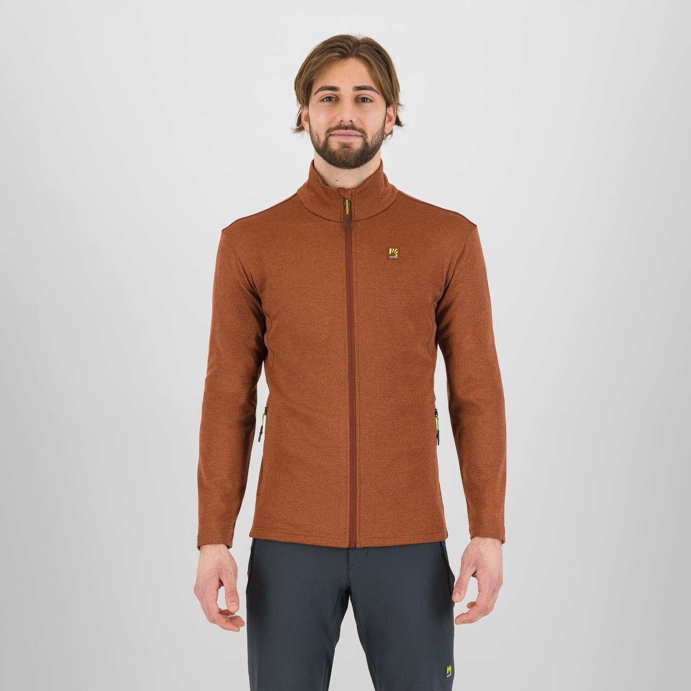 PIZZOCCO MAHOGANY FULL-ZIP FLEECE | 2531075-022 2026