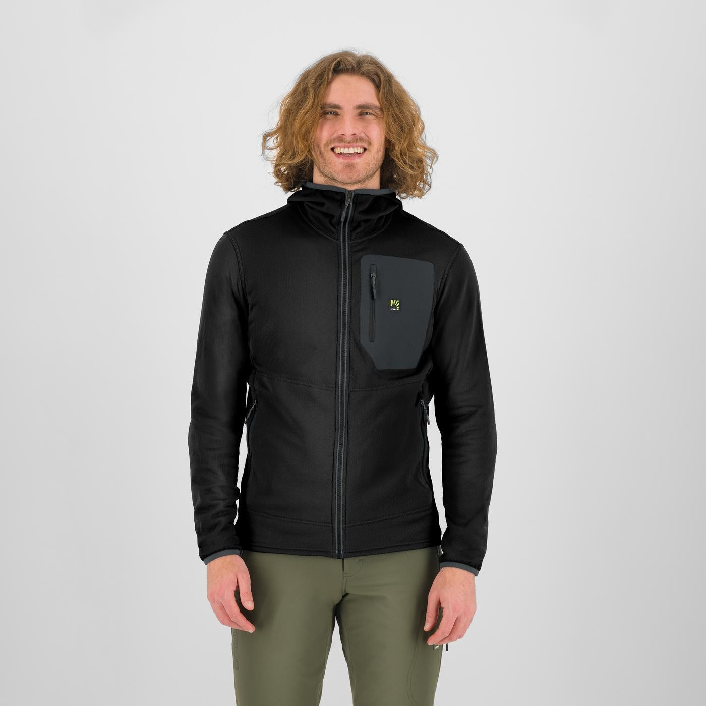 POLAIRE À CAPUCHE ANTERMOIA BLACK/WOODL.GRAY | 2531094-400N 2026