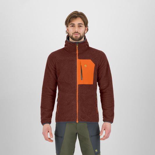 ROCCHETTA EVO HOODED FLEECE MAHOGANY/VIBRANT ORANGE | 2531096-022 2026