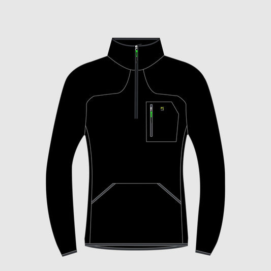 ROCCHETT BLACK HALF-ZIP FLEECE | 2531098-400N 2026