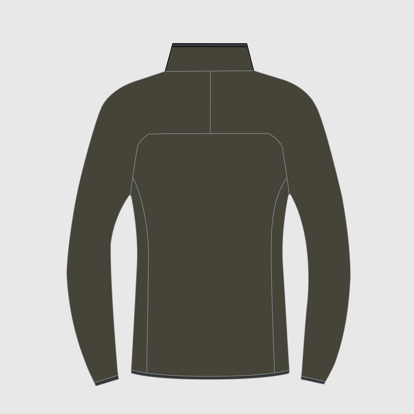 ROCCHETT HALF-ZIP FLEECE DEEP/GREY WOOD | 2531098-007 2026