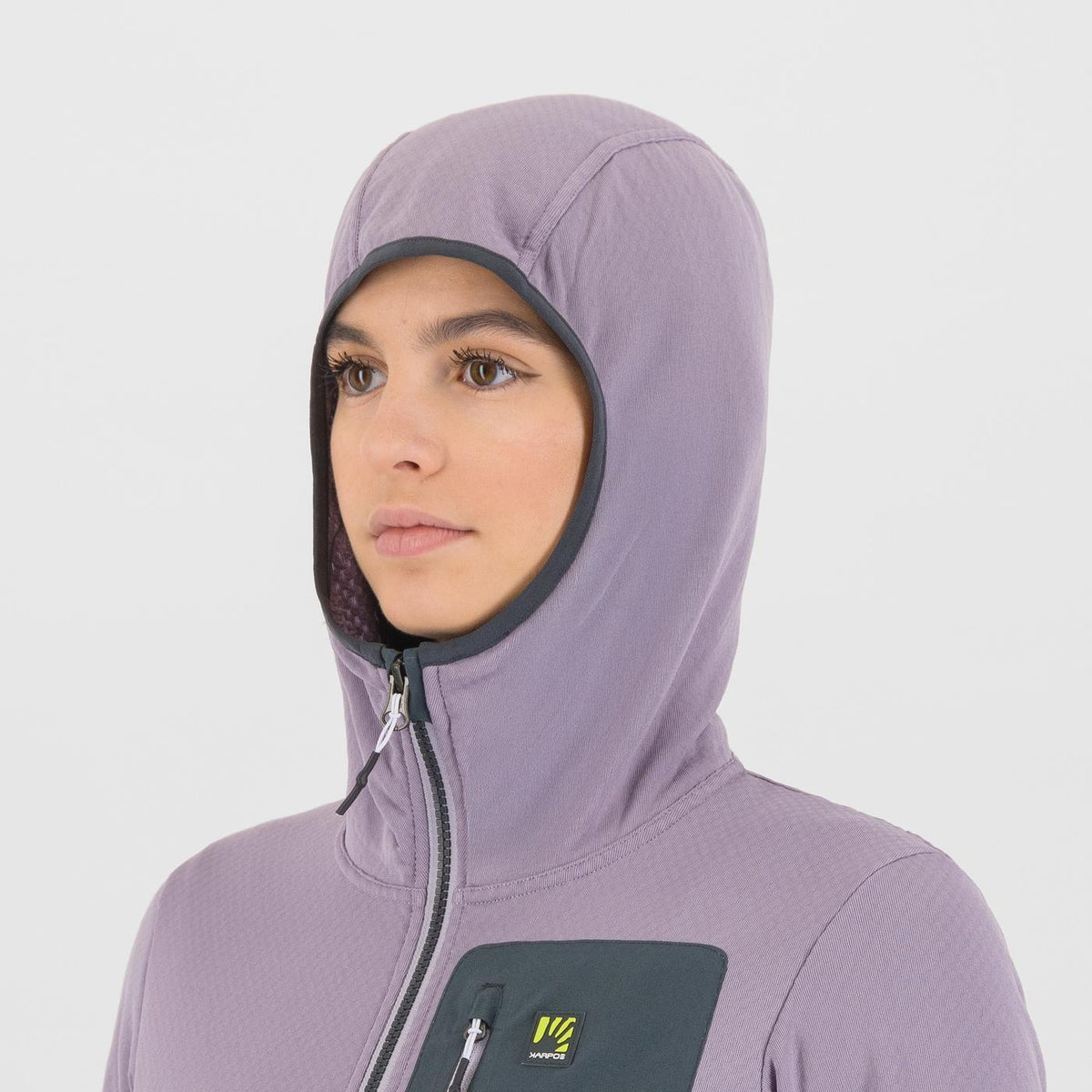 ANTERMOIA HOODIE W FLEECE LAVENDER/WOODL.GRAY | 2532094-048 2026-27