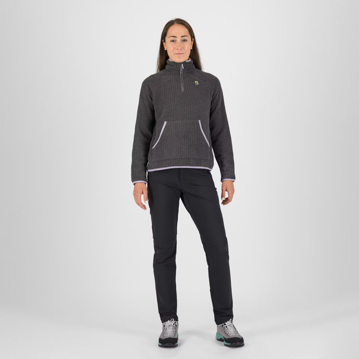 ROCCHETTA DEMI-ZIP AVEC POLAIRE WOODL.GRAY/LAVANDE | 2532098-048 2027