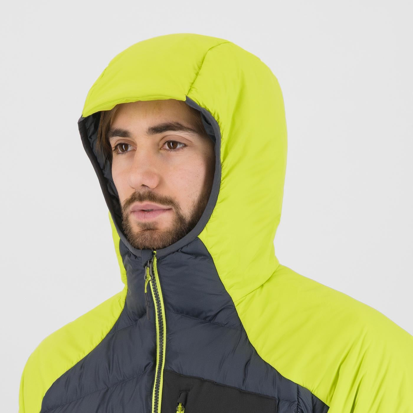 LASTEI UP JACKET WOODL.GRAY/ACID LIME | 2511044-038 2026