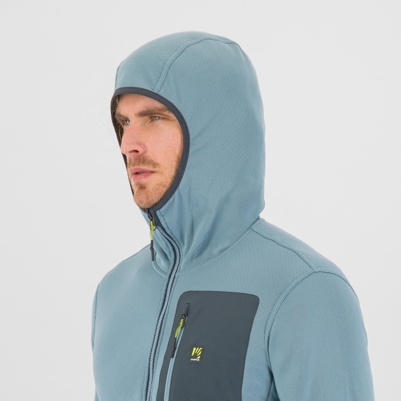 POLAIRE À CAPUCHE ANTERMOIA BLEU FUMÉ/GRIS BOIS | 2531094-008 2026
