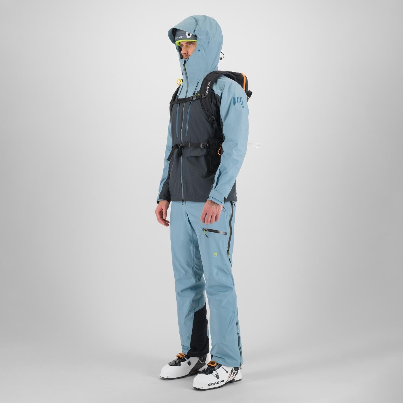 MIDI SHELL JACKET WOODL.GRAY/SMOKE BLUE | 2511019-008 2025-26