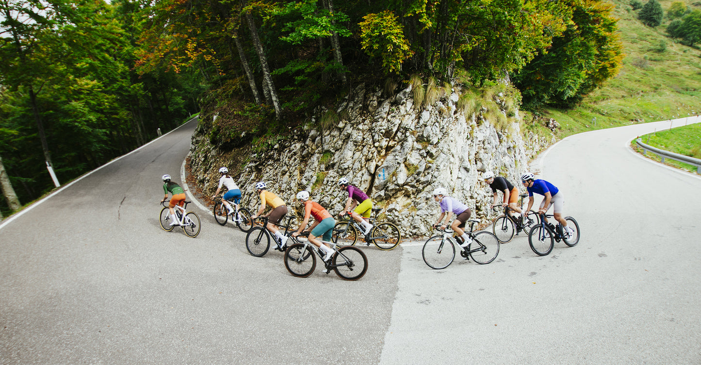 READY TO RIDE 5S1075GITRTR 2025 TANGERINE BIB SHORTS
