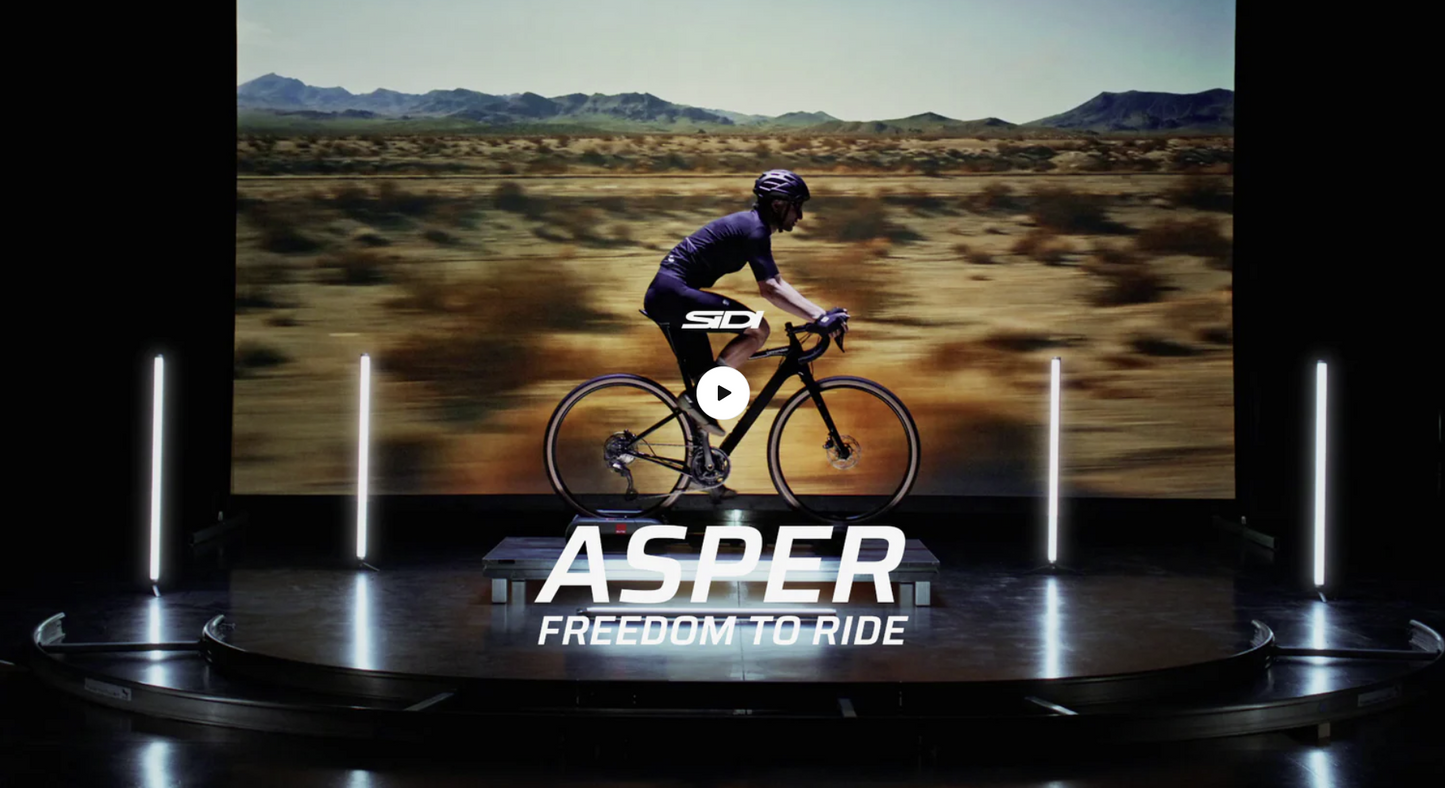 CHAUSSURES SIDI ASPER 2026 Optimisé pour le gravier Couleur : noir