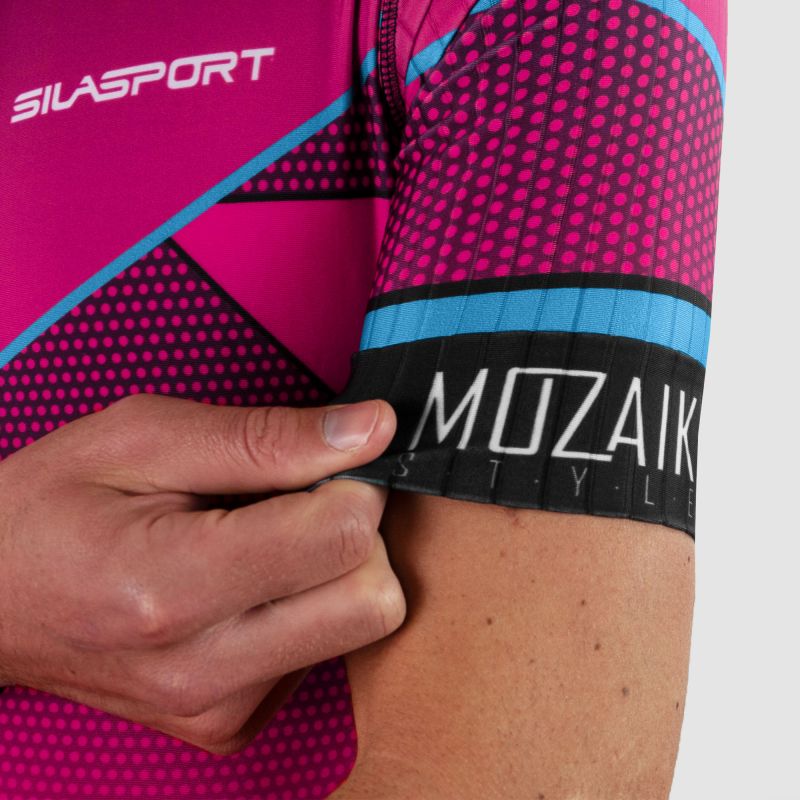 SILASPORT MOZAIK CHILDREN'S TRISUIT PINK STYLE SS mixed 2025