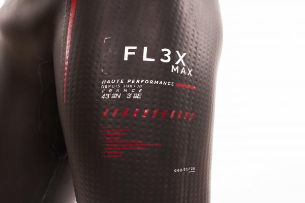 WETSUIT FLEX MAX HOMME 25WMFLEM BLACK/RED 2026