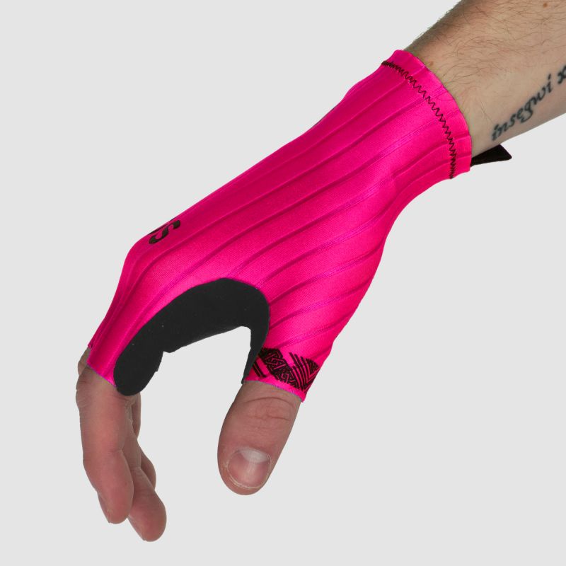 ARMOS PRO AERO CHRONO FLUO PINK SHORT GLOVES 3662