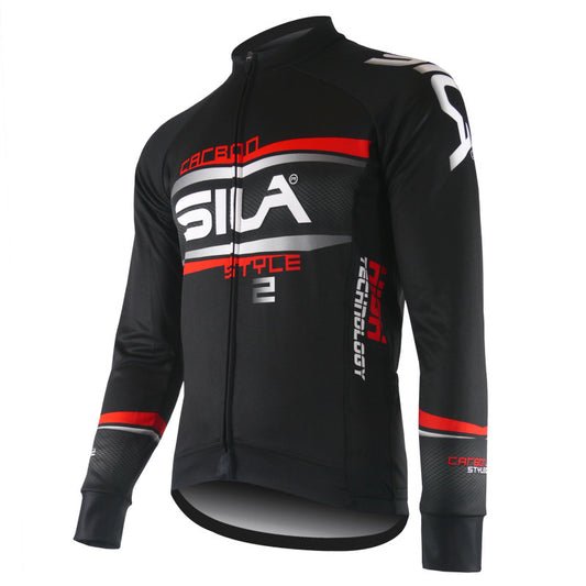 VESTE THERMIQUE HIVER SILA CARBON STYLE 2 -noir/rouge  en stocke seulement