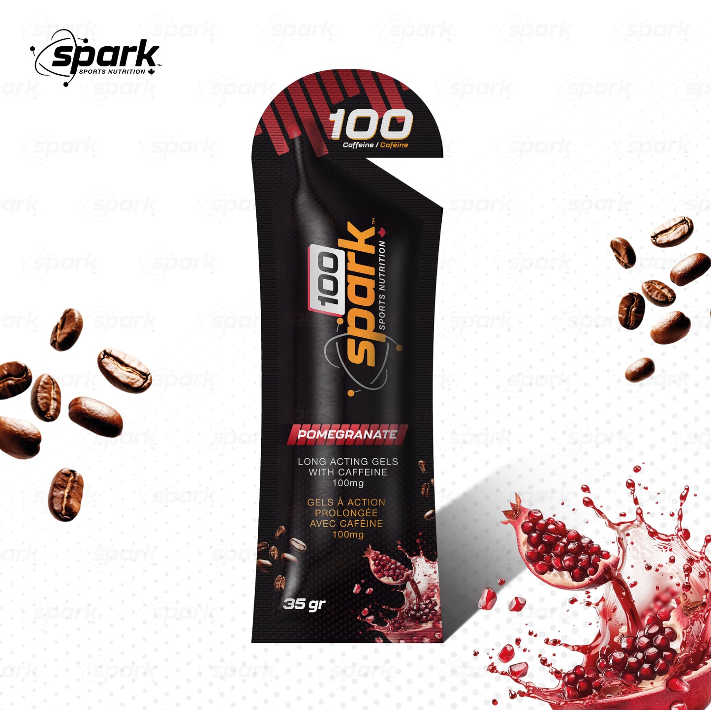 SPARK GELS 100 grenade 35 g MG CAFÉINE 2026
