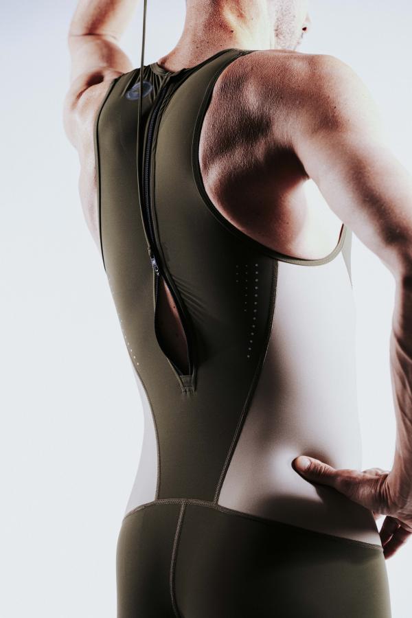 TRIFONCTION    RACER MEN TRISUIT   CEDAR GREEN  2025