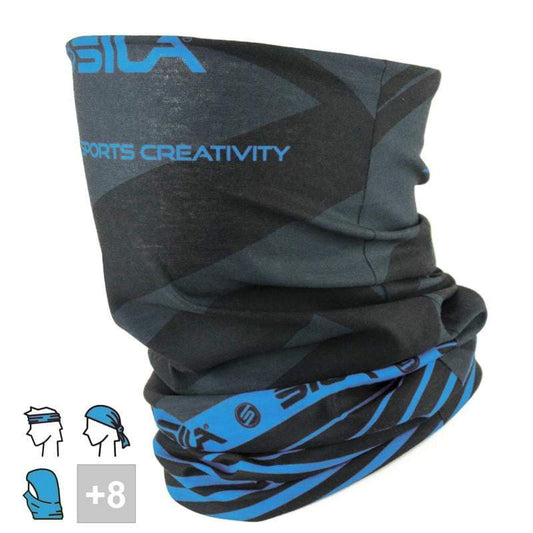 BANDANA BANDANA TOUR DE COU multifonction SILA - SS Créativity Noir / Bleu 1108 A-BANDANA SILA SPORT