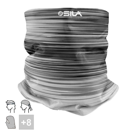 BANDANA TOUR DE COU MULTIFONCTION SILA - RACER NOIR / BLANC 1883 A-BANDANA SILA SPORT
