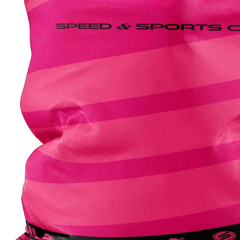 BANDANA TOUR DE COU multifonction SILA - SS Créativity Rose / Noir 1440 A-BANDANA SILA SPORT