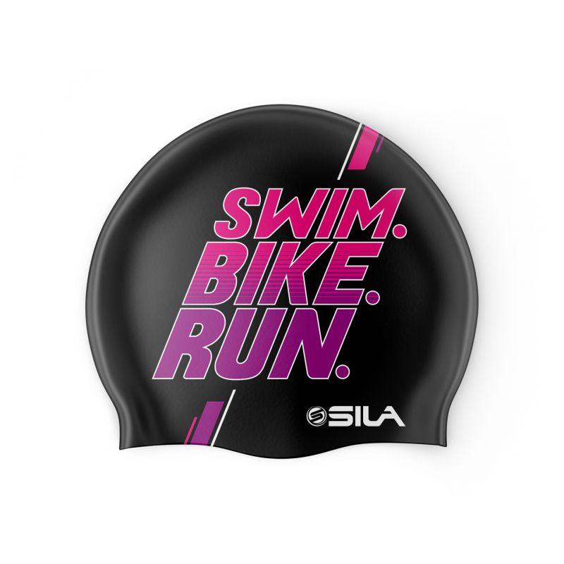 BONNET DE BAIN SILA SWIM BIKE RUN - ROSE 2548 A-BONNET DE BAIN SILA SPORTS