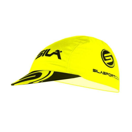 CASQUETTE CASQUETTE CYCLISTE SILA - JAUNE FLUO 1157 A-CASQUETTE SILA SPORT
