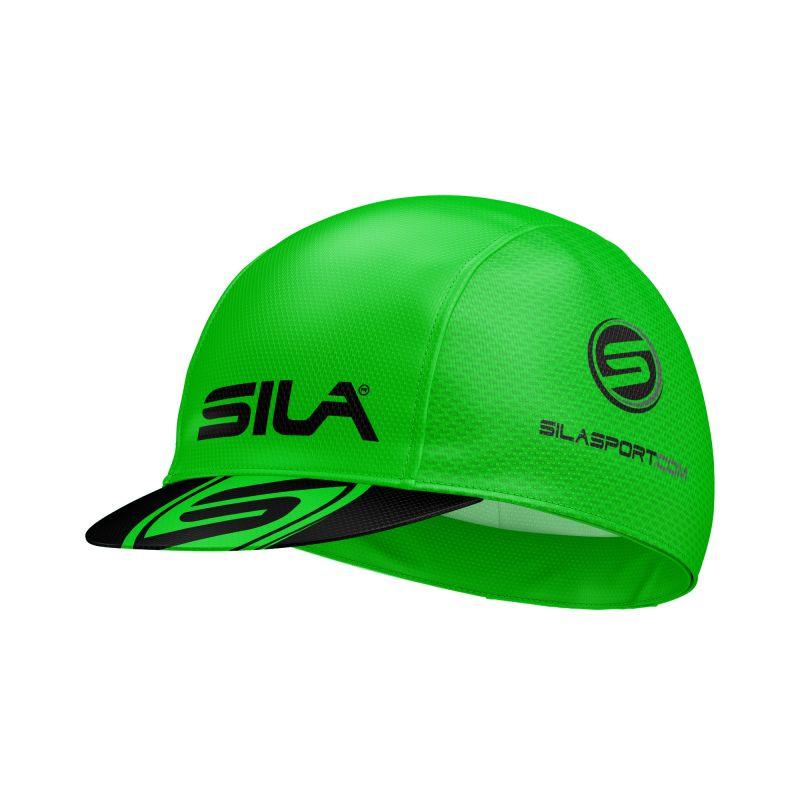 CASQUETTE CYCLISTE SILA - VERT FLUO TAILLE UNIQUE A-CASQUETTE SILA SPORTS