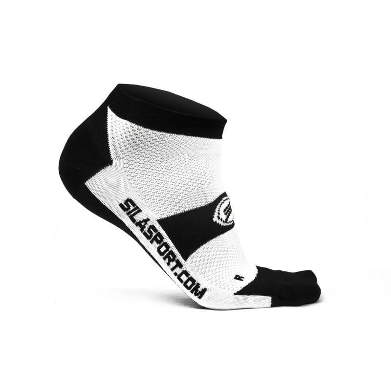 CHAUSETTES SOCQUETTES TECHNICS SILA - BLANC / NOIR 1183 A-SOCQUETTES SILA SPORT