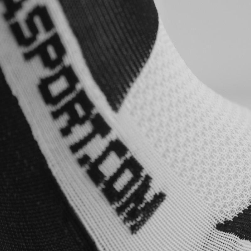 CHAUSETTES SOCQUETTES TECHNICS SILA - BLANC / NOIR 1183 A-SOCQUETTES SILA SPORT