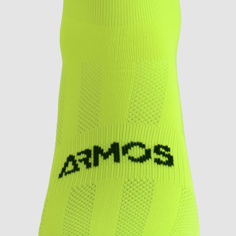 CHAUSSETTES COURTES CYCLISME ARMOS TALISMAN JAUNE FLUO A-CHAUSSETTES SILA SPORT