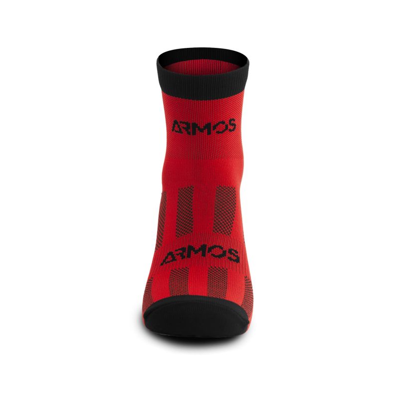 CHAUSSETTES COURTES CYCLISME ARMOS TALISMAN ROUGE A-CHAUSSETTES SILA SPORT