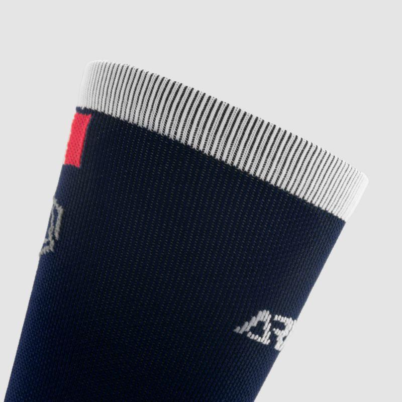 CHAUSSETTES CYCLISME ARMOS TALISMAN BLEU MARINE - MI-HAUTES A-CHAUSETTES SILA SPORTS