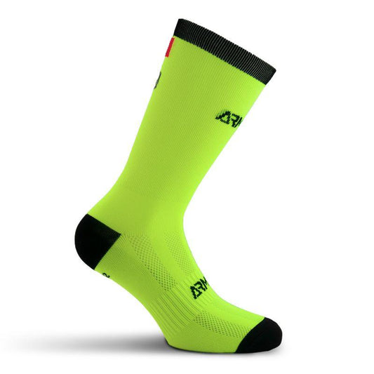 CHAUSSETTES CYCLISME ARMOS TALISMAN JAUNE FLUO - MI-HAUTES A-CHAUSETTES SILA SPORTS 35/38 Jaune Fluo