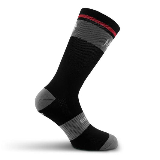 CHAUSSETTES CYCLISME SILASPORT MOZAIK STYLE GRIS - MI-HAUTES A-CHAUSETTES SILA SPORTS 35/38 GRIS