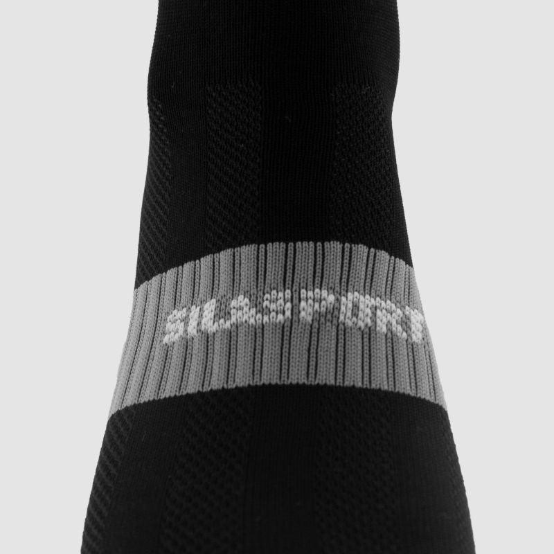 CHAUSSETTES CYCLISME SILASPORT MOZAIK STYLE GRIS - MI-HAUTES A-CHAUSETTES SILA SPORTS