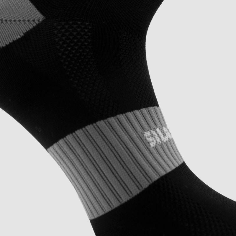 CHAUSSETTES CYCLISME SILASPORT MOZAIK STYLE GRIS - MI-HAUTES A-CHAUSETTES SILA SPORTS