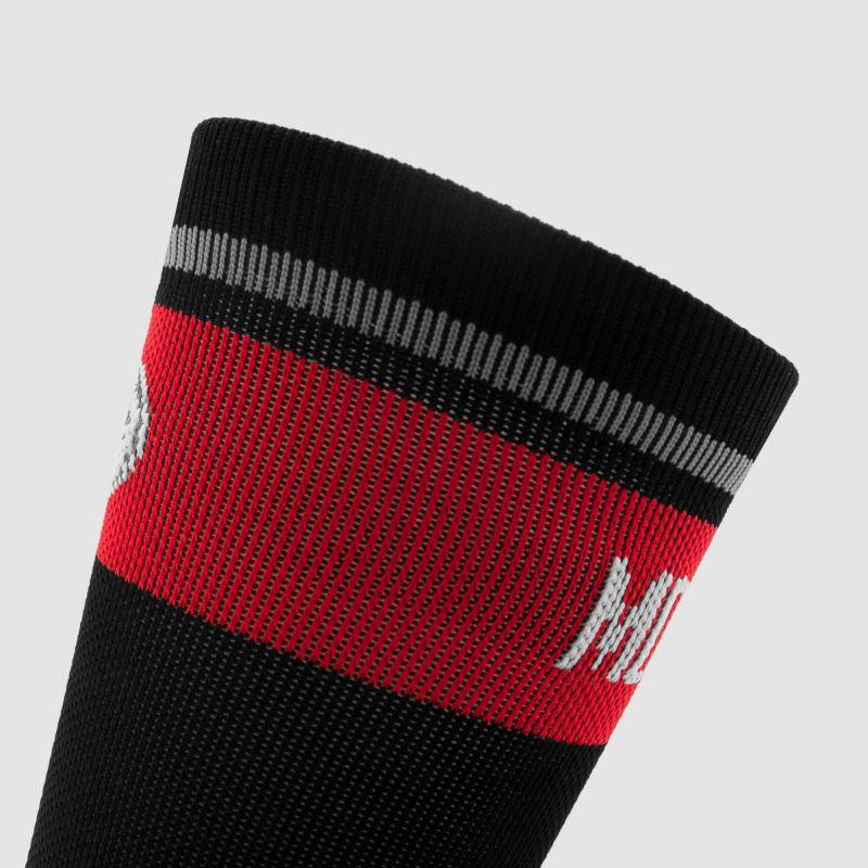 CHAUSSETTES CYCLISME SILASPORT MOZAIK STYLE ROUGE - MI-HAUTES A-CHAUSETTES SILA SPORTS