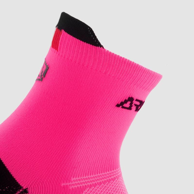 CHAUSSETTES RUNNING ARMOS TALISMAN ROSE FLUO - COURTES A-CHAUSETTES SILA SPORTS