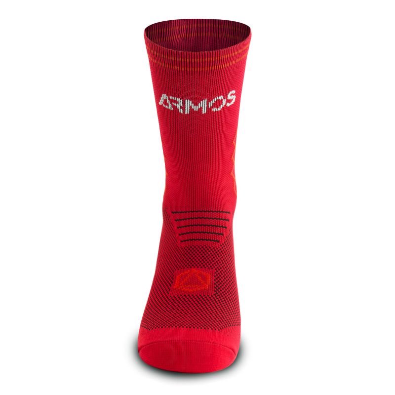 CHAUSSETTES TRAIL ARMOS COMPRESSIO ROUGE A-CHAUSETTES SILA SPORTS 35/38 ROUGE