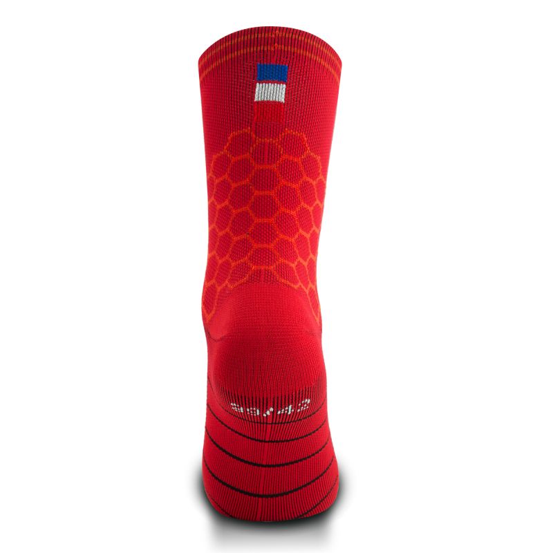 CHAUSSETTES TRAIL ARMOS COMPRESSIO ROUGE A-CHAUSETTES SILA SPORTS