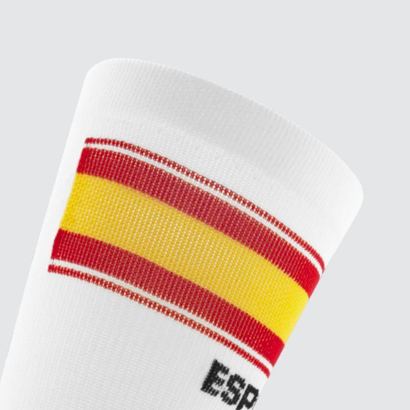 CHAUSSETTES/BAS CYCLISME SILASPORT NATION STYLE 3 ESPANA - MI-HAUTES A-CHAUSETTES SILA SPORTS