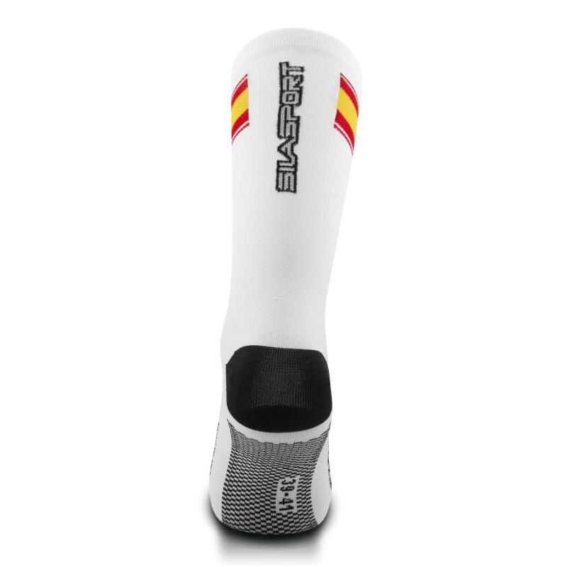 CHAUSSETTES/BAS CYCLISME SILASPORT NATION STYLE 3 ESPANA - MI-HAUTES A-CHAUSETTES SILA SPORTS