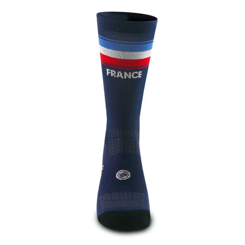 CHAUSSETTES/BAS CYCLISME SILASPORT NATION STYLE 3 FRANCE - MI-HAUTES A-CHAUSETTES SILA SPORTS