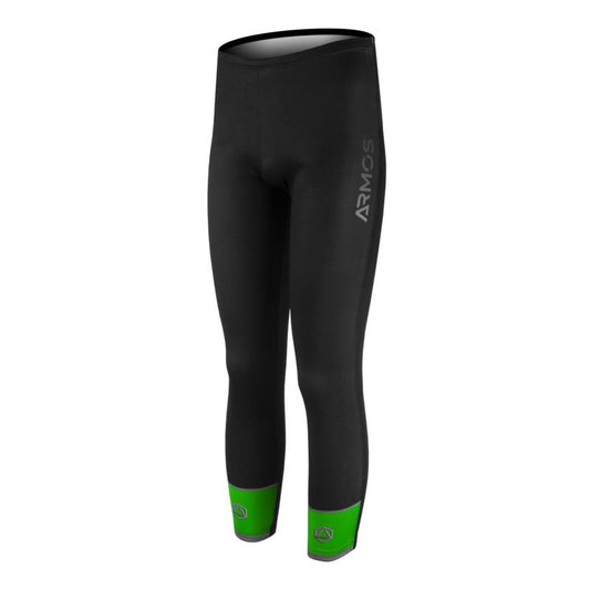 ARMOS TALISMAN GREEN 3600 CHILDREN'S ZIP WARM-UP TIGHTS