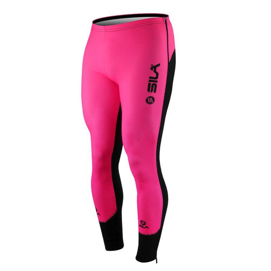 COLLANT D'ÉCHAUFFEMENT ZIP SILA FLUO STYLE 3 PLUS - ROSE V-COLLANT SILA SPORTS