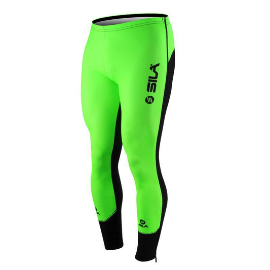 COLLANT D'ÉCHAUFFEMENT ZIP SILA FLUO STYLE 3 PLUS - VERT V-COLLANT SILA SPORTS
