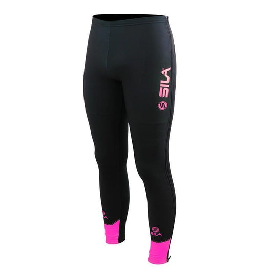 COLLANT D'ÉCHAUFFEMENT ZIP SILA FLUO STYLE 3 ROSE R-VÊTEMENT SILA SPORT