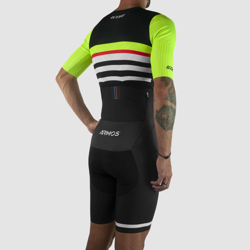 COMBINAISON CYCLISME ARMOS ICON MC LIME V-COMBINAISON SILA SPORT