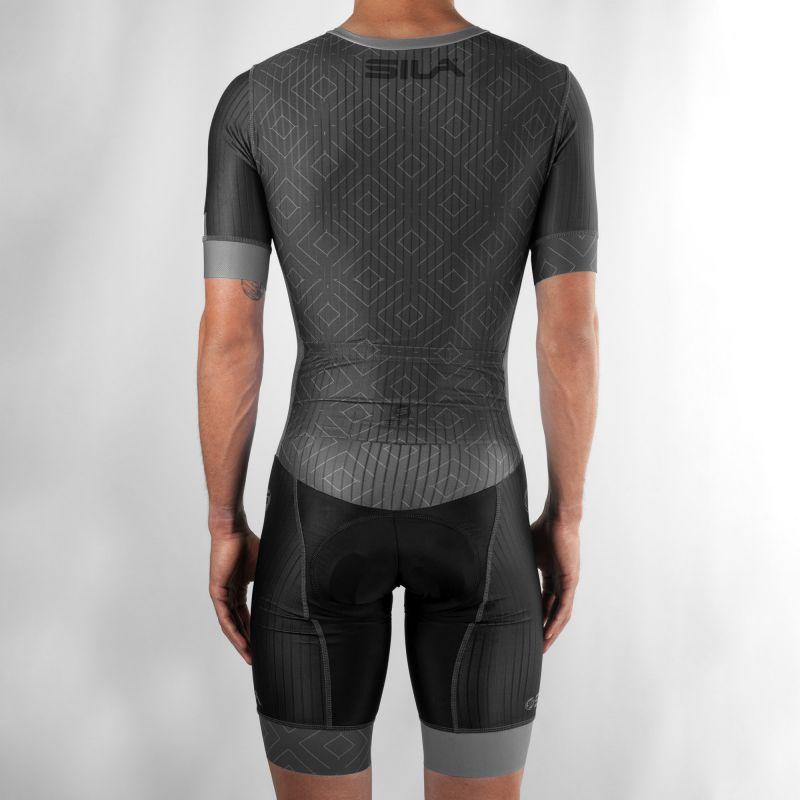 COMBINAISON CYCLISME SILA CLASSY STYLE GRIS MC Référence 2971 - M - Gris V-COMBINAISON SILA SPORTS