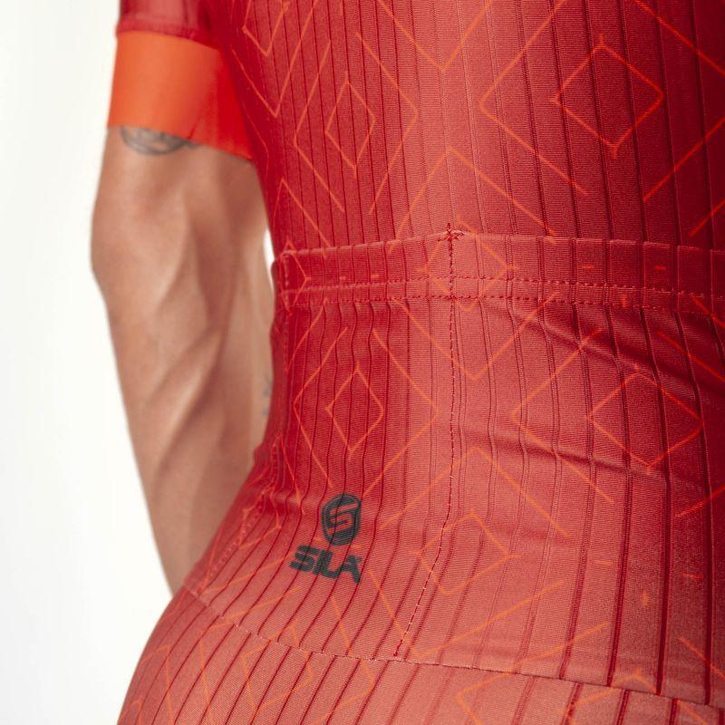 COMBINAISON CYCLISME SILA CLASSY STYLE ROUGE MC Référence 2969 - M - Rouge V-COMBINAISON SILA SPORTS