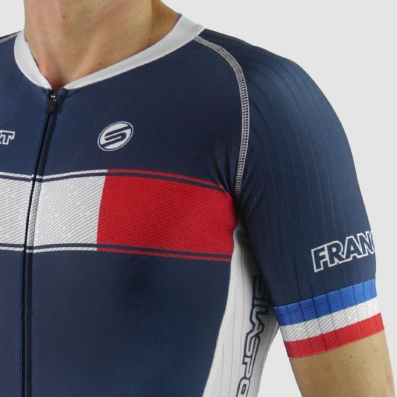 COMBINAISON ROLLER ENFANT SILASPORT FRANCE NATION STYLE 3 MC V-COMBINAISON SILA SPORTS