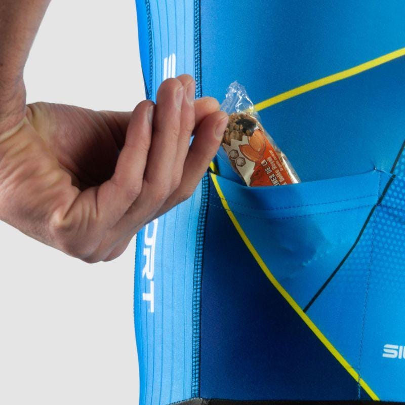 COMBINAISON ROLLER ENFANT SILASPORT MOZAIK STYLE BLEU MC V-COMBINAISON SILA SPORTS