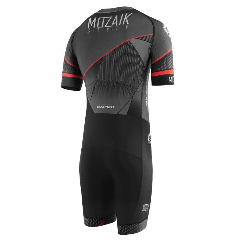 COMBINAISON ROLLER ENFANT SILASPORT MOZAIK STYLE GRIS MC V-COMBINAISON SILA SPORTS